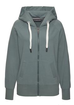 ELBSAND Kapuzensweatjacke Sweatjacke Damen petrol