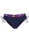 Lascana Bikini-Hose Bikini Hose Damen - navy-pink bedruckt