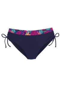 Lascana Bikini-Hose Bikini Hose Damen - navy-pink bedruckt