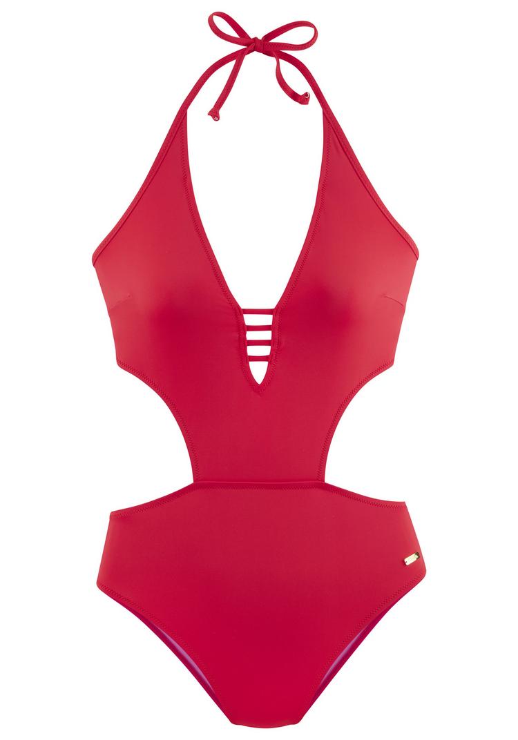 Buffalo Buffalo Badeanzug Badeanzug Damen - neon rot - 0 | SportScheck