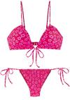 Buffalo Triangel-Bikini Bikini Set Damen - rot-bedruckt