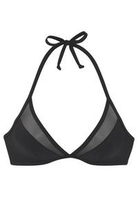 Lascana Triangel-Bikini-Top Bikini Oberteil Damen - schwarz