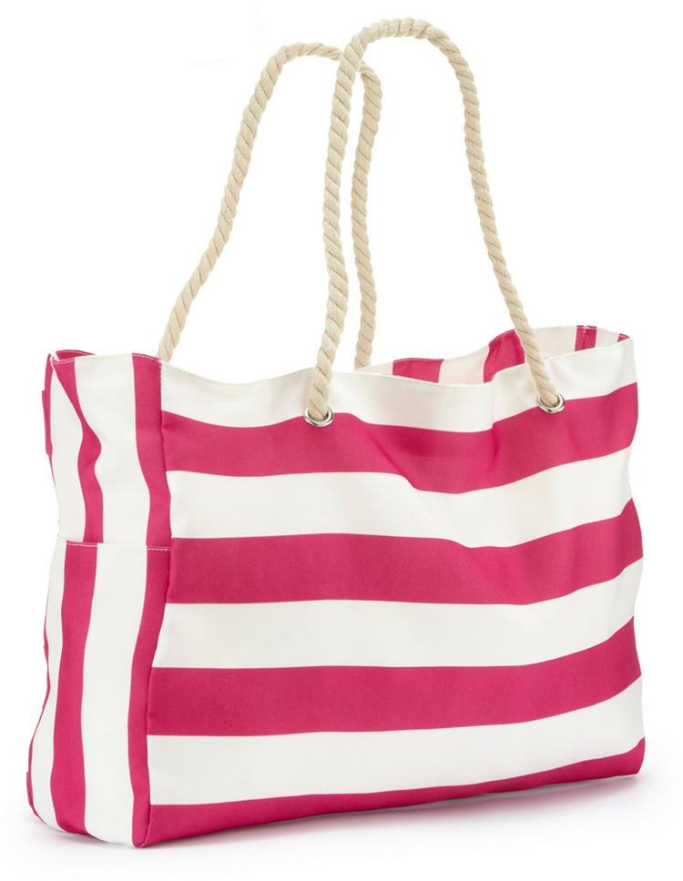 Vivance Vivance Shopper Handtasche Damen - wei&szlig; - pink - 0 | SportScheck