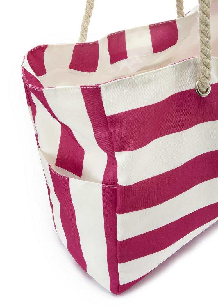 Vivance Vivance Shopper Handtasche Damen - wei&szlig; - pink - 2 | SportScheck