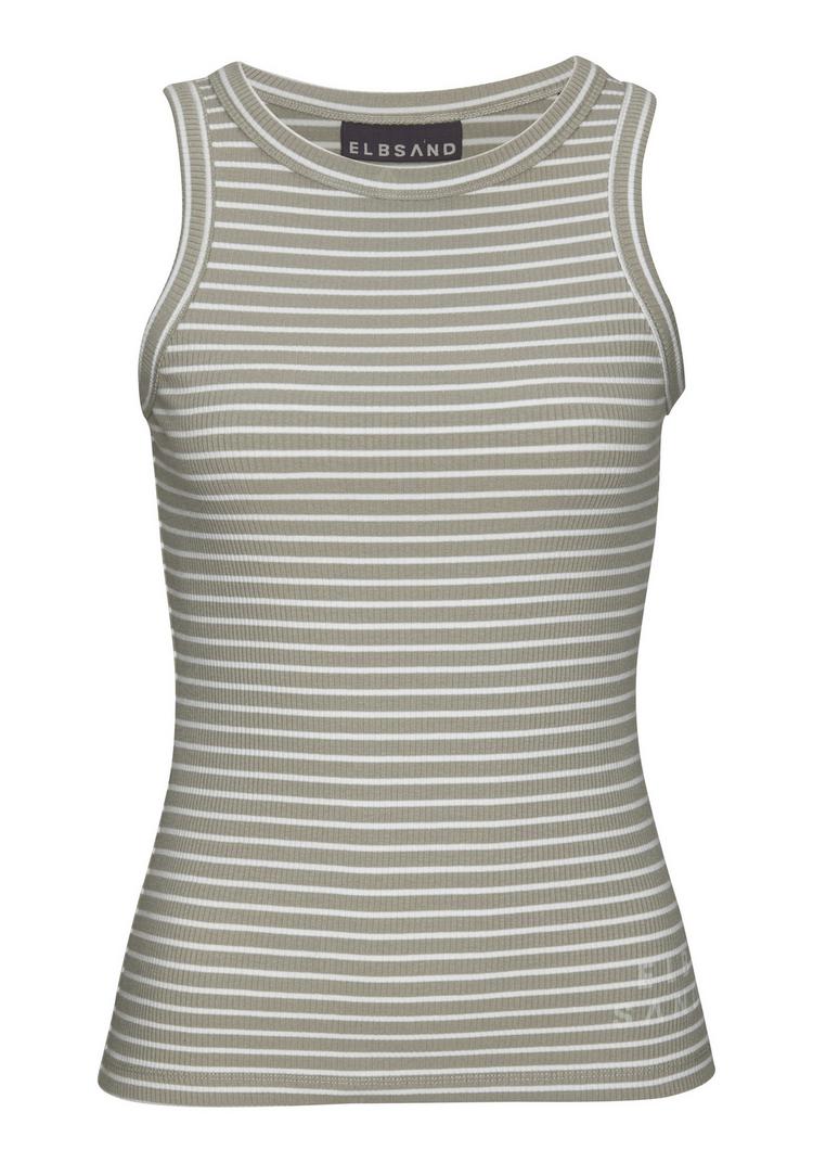 ELBSAND ELBSAND Tanktop Tanktop Damen - gr&uuml;n-creme gestreift - 0 | SportScheck