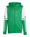 adidas Squadra 25 Kapuzenjacke Kids Funktionssweatshirt Kinder - gruenweiss