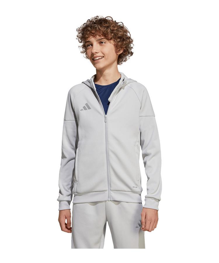 adidas adidas Tiro 25 Travel Kapuzenjacke Kids Trainingsjacke Kinder - grau - 0 | SportScheck