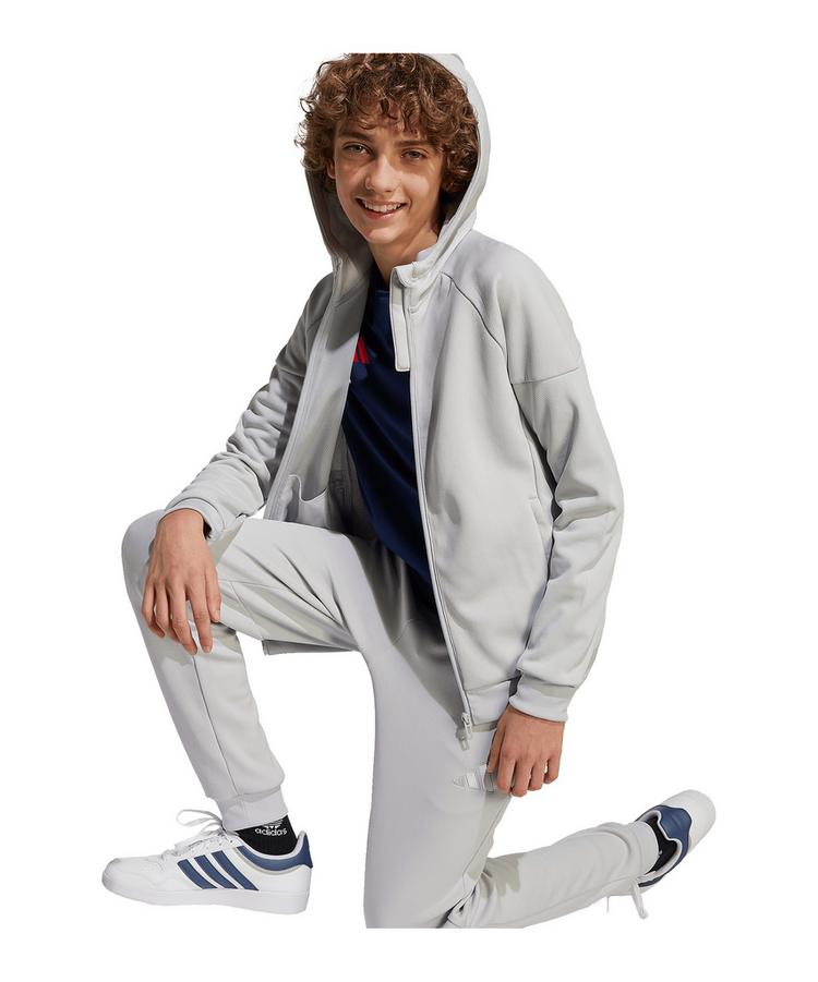 adidas adidas Tiro 25 Travel Kapuzenjacke Kids Trainingsjacke Kinder - grau - 3 | SportScheck