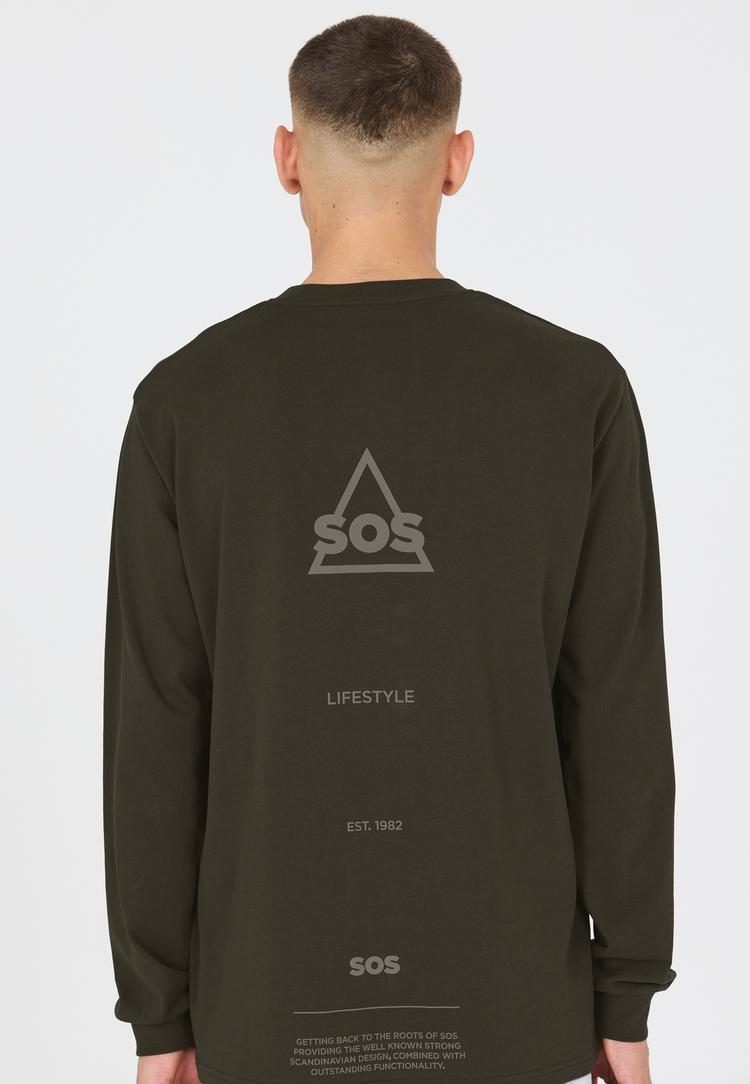 SOS SOS Korbu Langarmbluse Herren - 1071 Black Ink - 2 | SportScheck