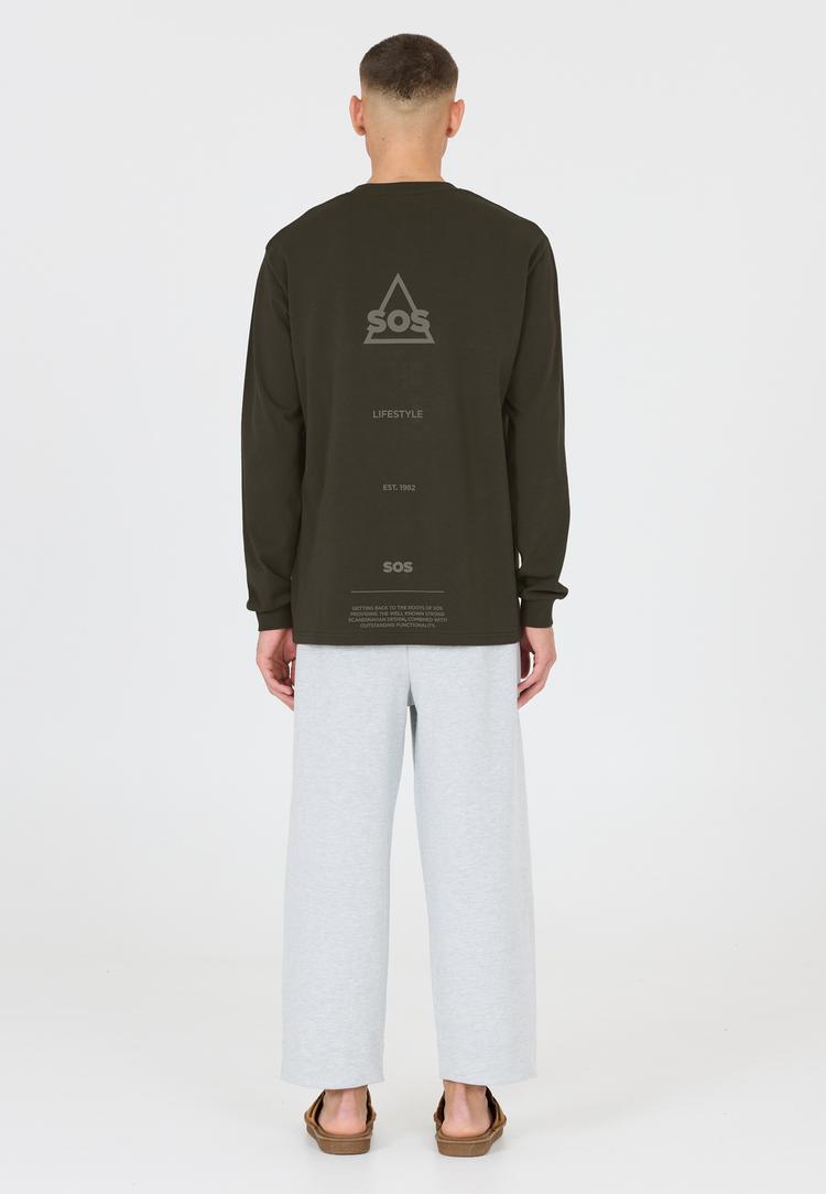 SOS SOS Korbu Langarmbluse Herren - 1071 Black Ink - 3 | SportScheck