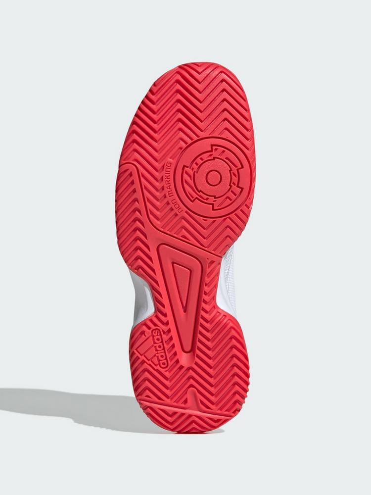 adidas adidas Stabil Indoor Kids Schuh Hallenschuhe Kinder - Cloud White / Aurora Met. / Semi Lucid Red - 2 | SportScheck