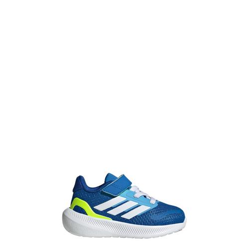 Rückansicht von adidas Runfalcon 5 Kids Schuh Laufschuhe Kinder Bright Royal / Cloud White / Lucid Lemon