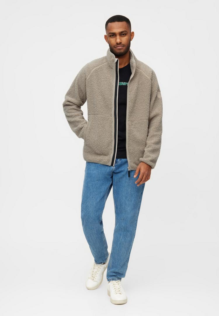 Derbe Derbe Kuschelby Fleecejacke Herren - Cobblestone - 1 | SportScheck