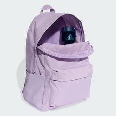 Rückansicht von adidas Rucksack Classic 3-Streifen Logo Rucksack Daypack Powder Plum / White