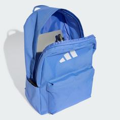 Rückansicht von adidas Rucksack Classic 3-Streifen Logo Rucksack Daypack Blue Fusion / White