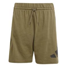 adidas Essentials Kids Shorts Funktionsshorts Kinder Olive Strata / Black