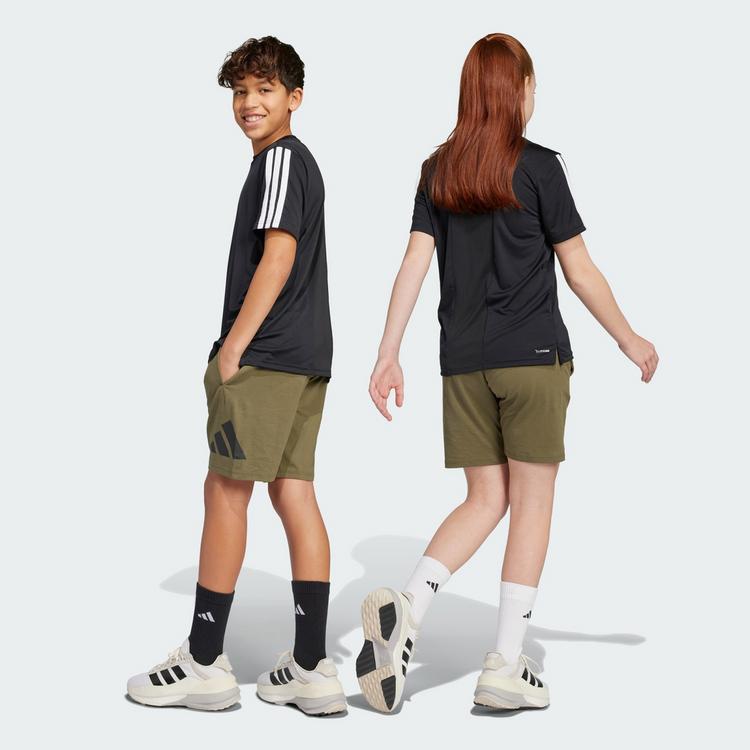 adidas adidas Essentials Kids Shorts Funktionsshorts Kinder - Olive Strata / Black - 1 | SportScheck