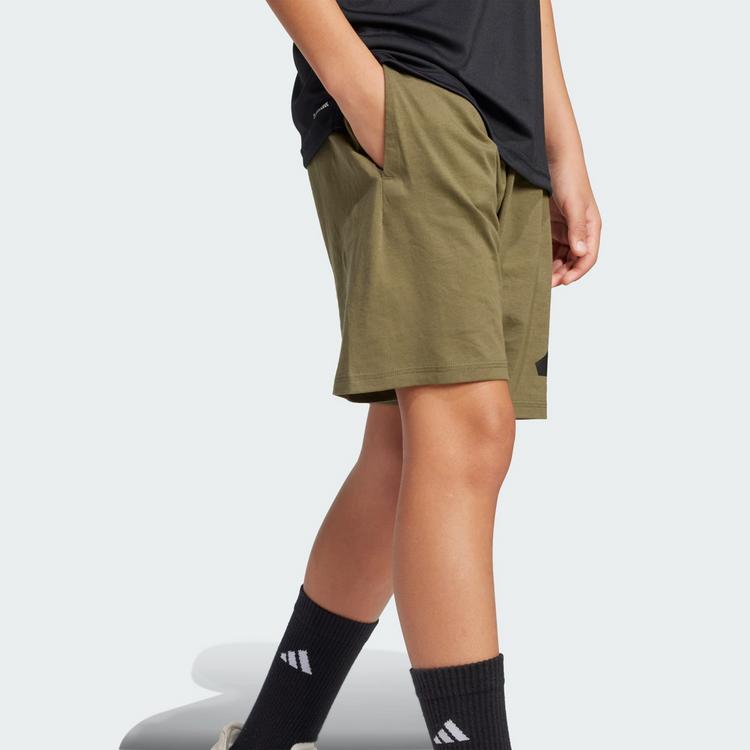 adidas adidas Essentials Kids Shorts Funktionsshorts Kinder - Olive Strata / Black - 0 | SportScheck