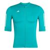 adidas Tempo 3-Streifen Radtrikot Trikot Herren - Pure Teal
