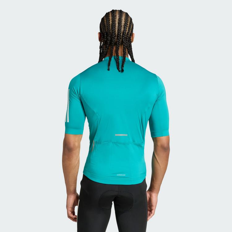 adidas adidas Tempo 3-Streifen Radtrikot Trikot Herren - Pure Teal - 1 | SportScheck