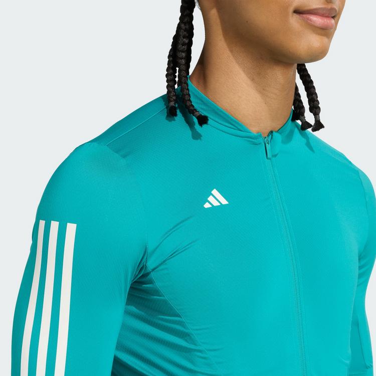 adidas adidas Tempo 3-Streifen Radtrikot Trikot Herren - Pure Teal - 0 | SportScheck