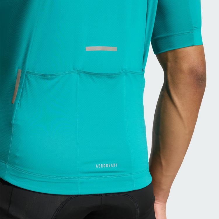adidas adidas Tempo 3-Streifen Radtrikot Trikot Herren - Pure Teal - 1 | SportScheck