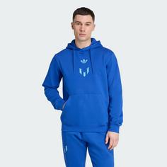 Rückansicht von adidas Messi Hoodie Hoodie Herren Royal Blue