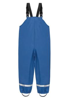 Rückansicht von normani Outdoor Sports Skjolden Regenhose Kinder Blau