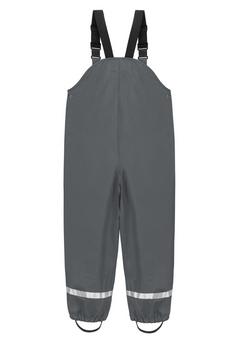 Rückansicht von normani Outdoor Sports Skjolden Regenhose Kinder Grau