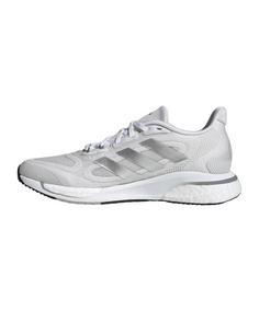 Rückansicht von adidas Supernova Laufschuh Laufschuhe Damen weissweisssilber
