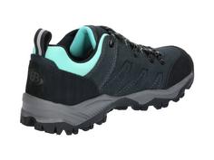 Rückansicht von Brütting Wanderschuh Wanderschuhe Damen marine/türkis