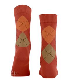 Rückansicht von Burlington Freizeitsocken Damen orange (8039)