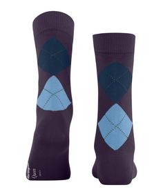 Rückansicht von Burlington Freizeitsocken Damen wineberry (8761)