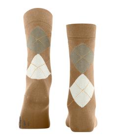 Rückansicht von Burlington Queen SO Freizeitsocken Damen brown sugar (5152)