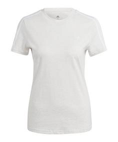 adidas Essential 3S T-Shirt Damen Weiß T-Shirt Damen weissweiss