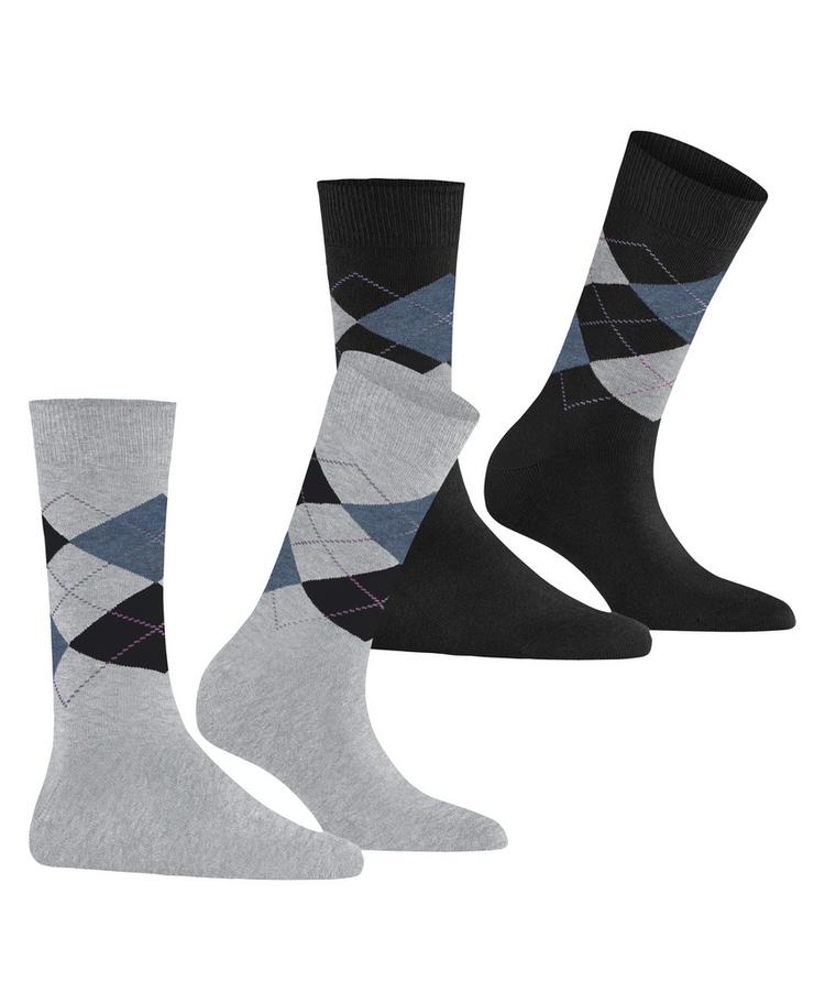 Burlington Burlington Everyday Argyle SO 2-Pack Socken Damen - lt. heather (3223) - 0 | SportScheck