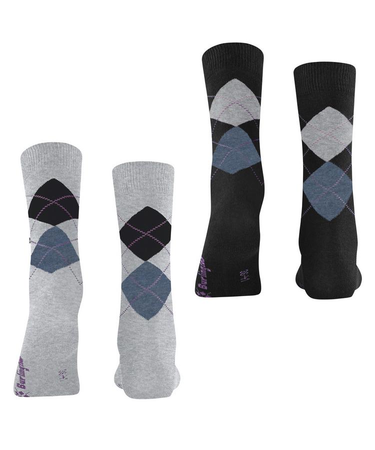 Burlington Burlington Everyday Argyle SO 2-Pack Socken Damen - lt. heather (3223) - 0 | SportScheck
