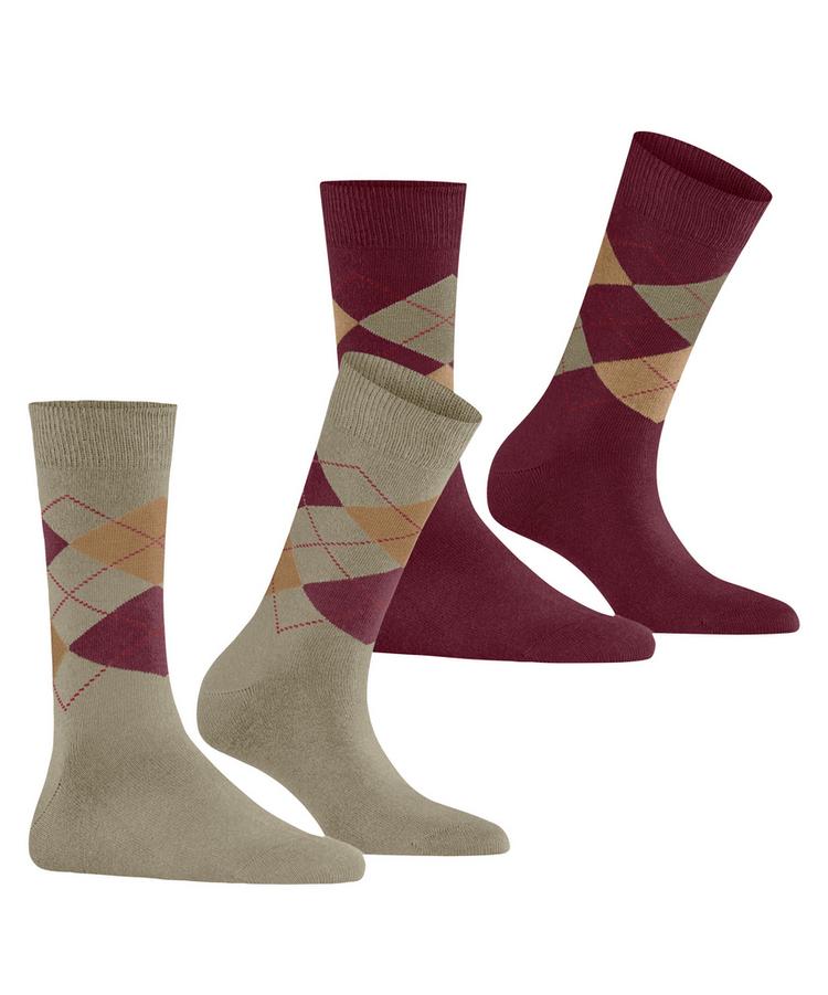 Burlington Burlington Everyday Argyle SO 2-Pack Socken Damen - kitt (4300) - 0 | SportScheck