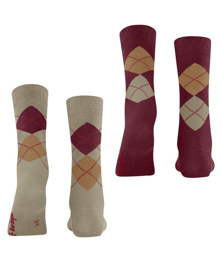 Burlington Burlington Everyday Argyle SO 2-Pack Socken Damen - kitt (4300) - 0 | SportScheck