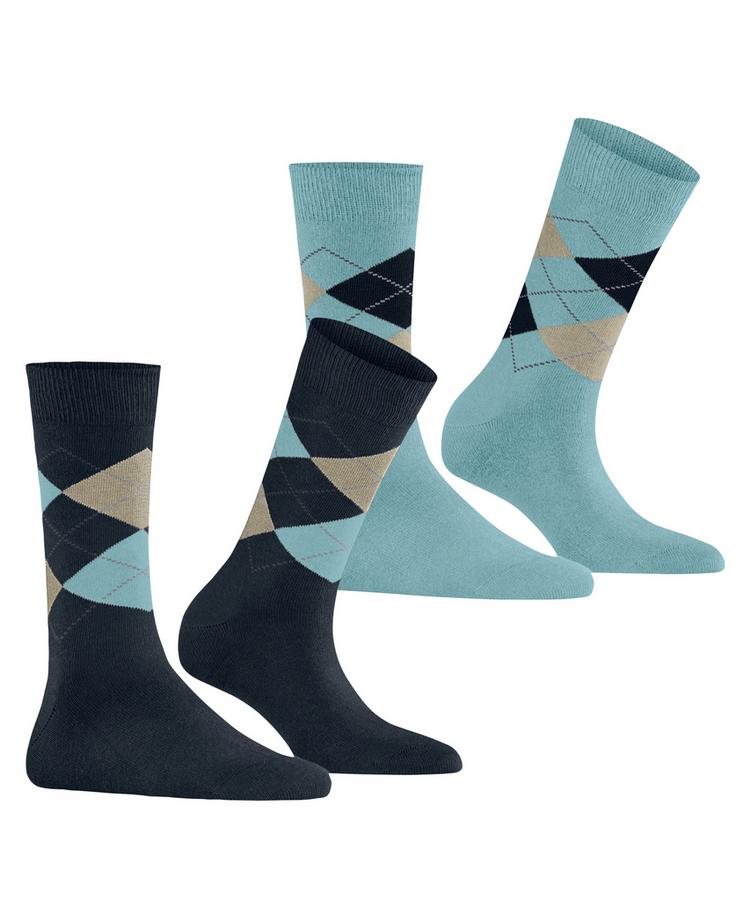 Burlington Burlington Everyday Argyle SO 2-Pack Socken Damen - marine (6120) - 0 | SportScheck
