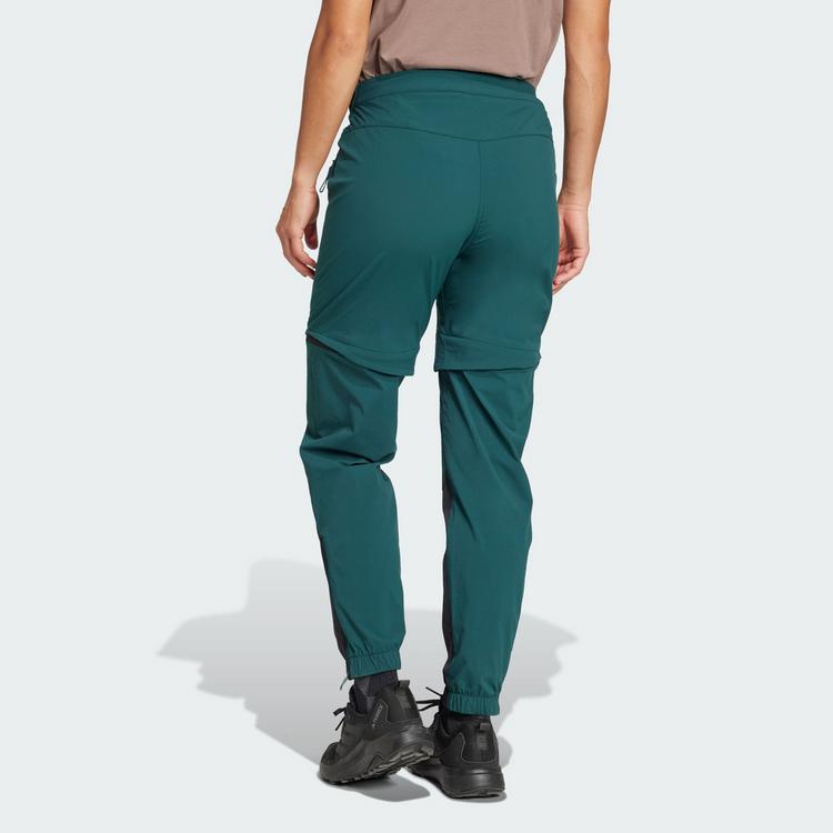 adidas adidas TERREX Utilitas Hiking Zip-Off Hose Wanderhose Damen - Aurora Ivy - 1 | SportScheck