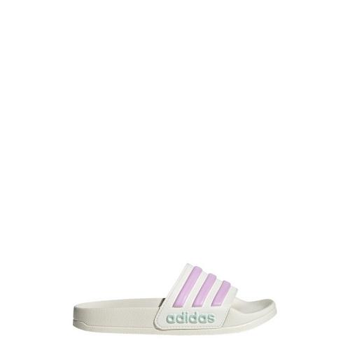 Rückansicht von adidas SHOWER ADILETTE Badelatschen Kinder Off White / Bliss Lilac / Halo Mint