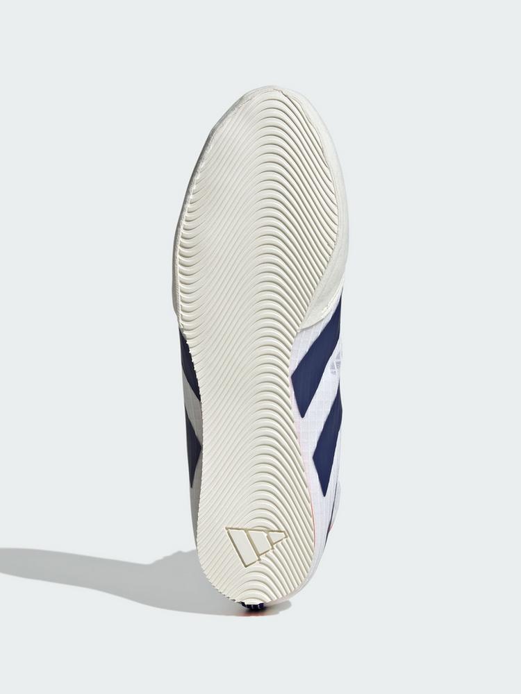 adidas adidas Box Hog 4 Boxschuh Boxschuhe - Cloud White / Dark Blue / Royal Blue - 2 | SportScheck