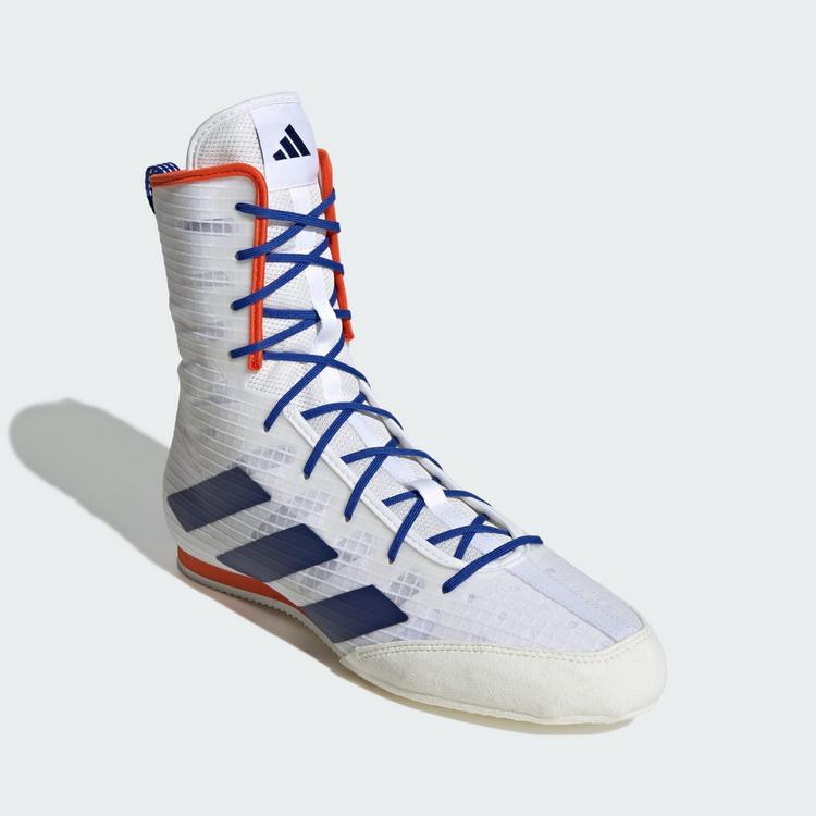 adidas adidas Box Hog 4 Boxschuh Boxschuhe - Cloud White / Dark Blue / Royal Blue - 3 | SportScheck
