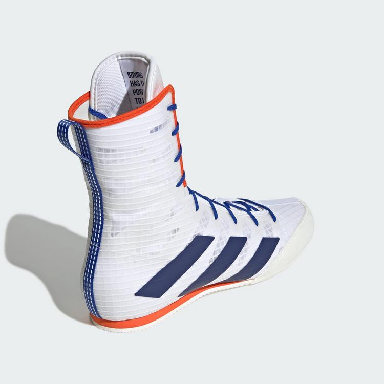adidas adidas Box Hog 4 Boxschuh Boxschuhe - Cloud White / Dark Blue / Royal Blue - 4 | SportScheck