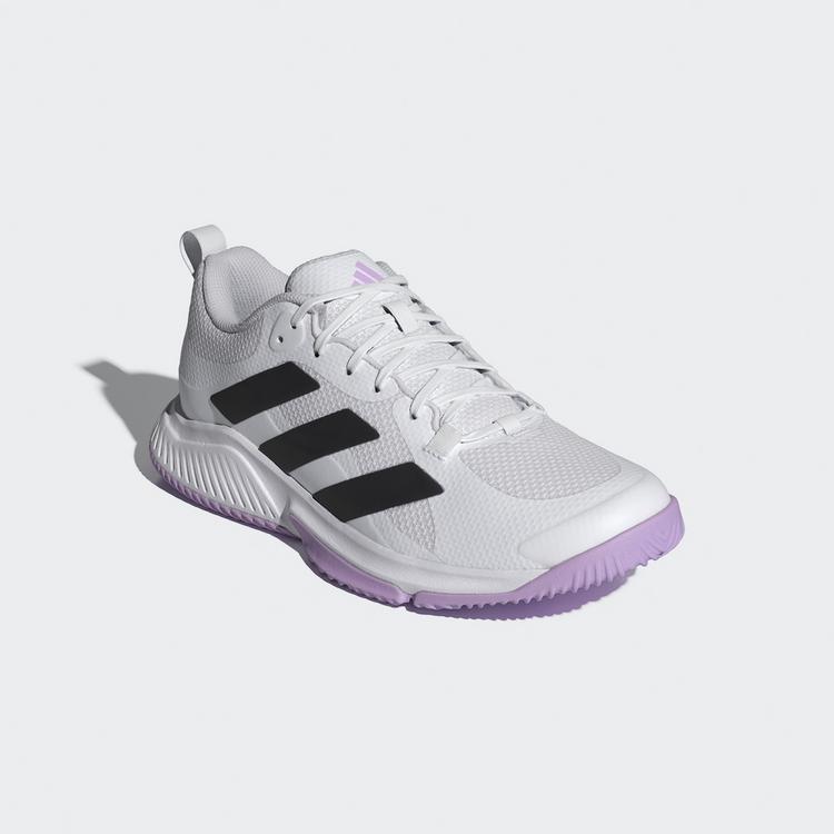 adidas adidas Court Team Bounce 2.0 Schuh Hallenschuhe Herren - Cloud White / Core Black / Powder Plum - 3 | SportScheck