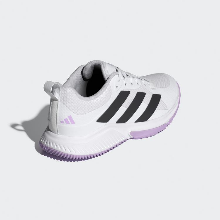 adidas adidas Court Team Bounce 2.0 Schuh Hallenschuhe Herren - Cloud White / Core Black / Powder Plum - 4 | SportScheck