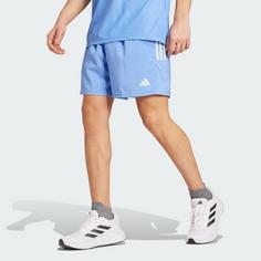 Rückansicht von adidas Own The Run Shorts Laufshorts Herren Blue Fusion