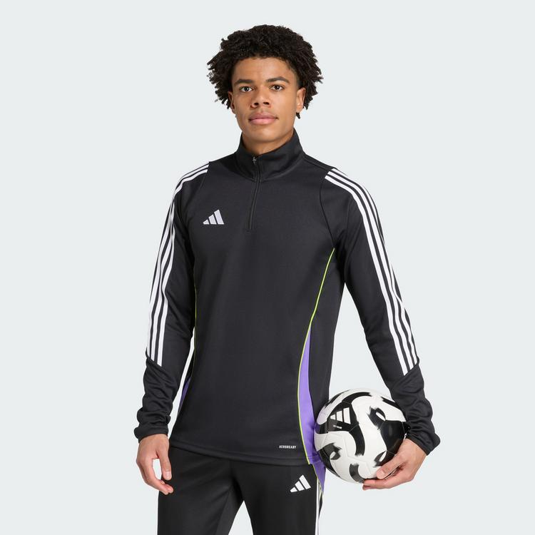adidas adidas Tiro 24 Trainingsoberteil Trainingsjacke Herren - Black / Purple Rush - 0 | SportScheck