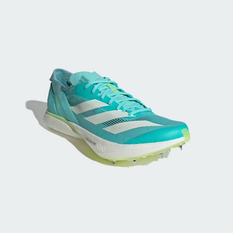 adidas adidas Adizero Avanti Spike-Schuh Laufschuhe Herren - Flash Aqua / Zero Metalic / Lucid Lemon - 3 | SportScheck